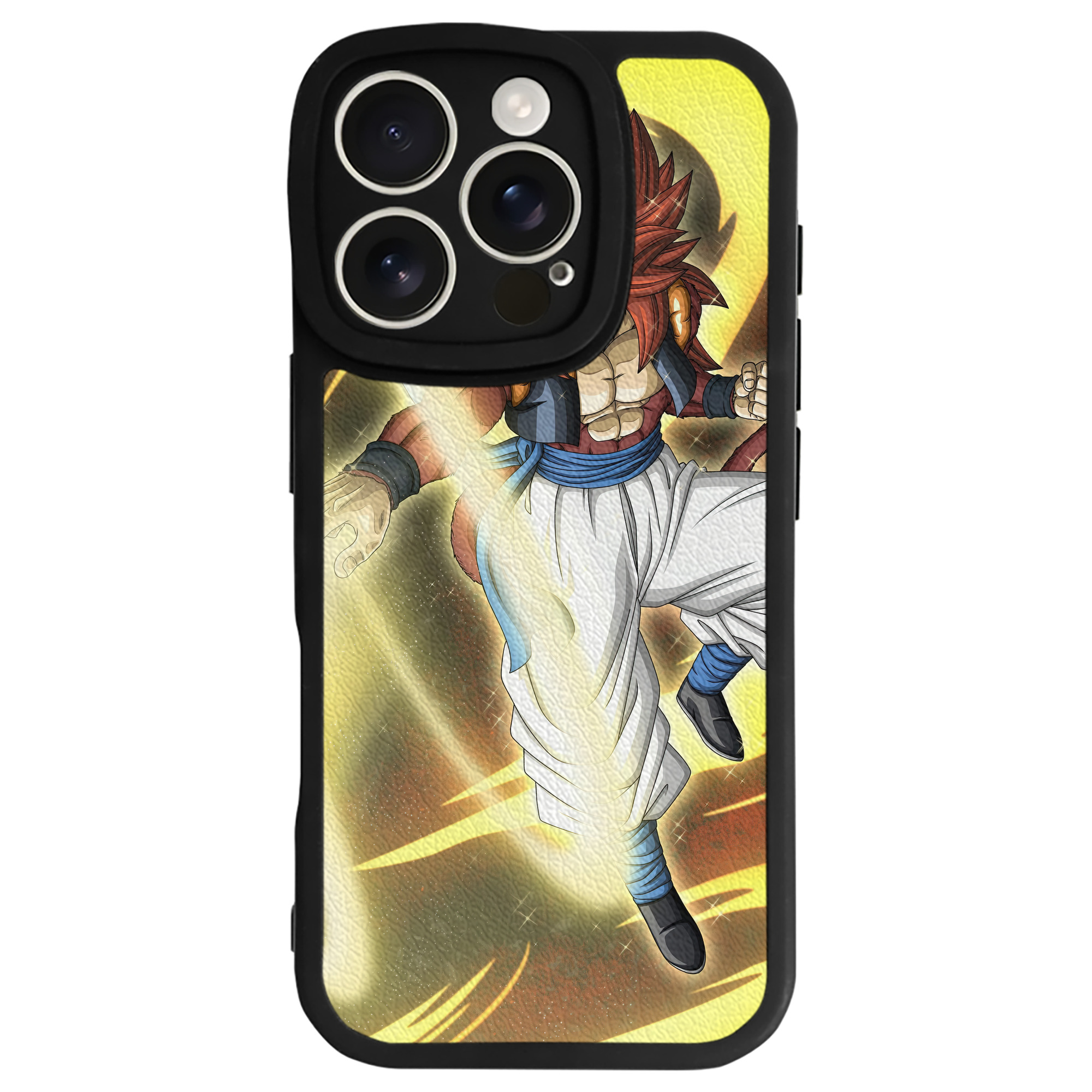 （画像用） ドラゴンボール DRAGON BALL 【iPhone 16シリーズ対応】シリコンスマホケース（レザー調） 材質：シリコン
